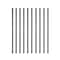 Nuvo Iron 36 in LONG x 3/4 in DIAMETER BLACK ROUND TUBING GALVANIZED STEEL BALUSTERS, 10PK RDPS36 - alternate 1